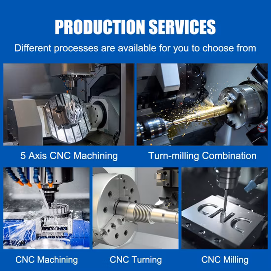CNC Machining Aluminum/Steel/Titanium/Stainless Steel/Copper/Plastic CNC Turning Processing