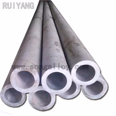 Stainless Steel Round Pipes (Tubes) with Titanium