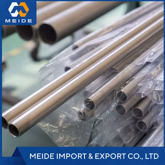 High Strength Ta27 Gr26 Gr27 Titanium Tube Pipe Used in Evaporator and Heat Exchanger